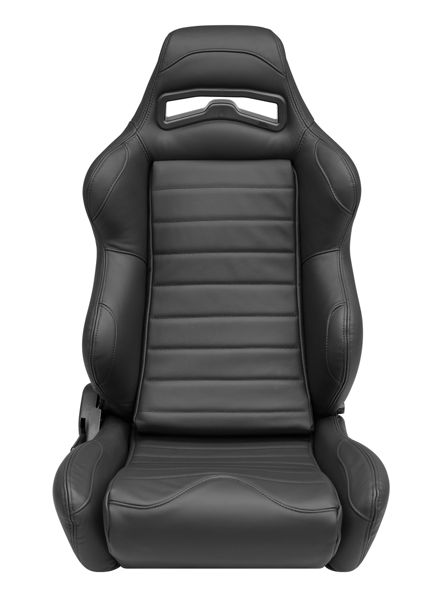 Corbeau LG1 Racing Seat, LG1 Black Leather , L25501PR