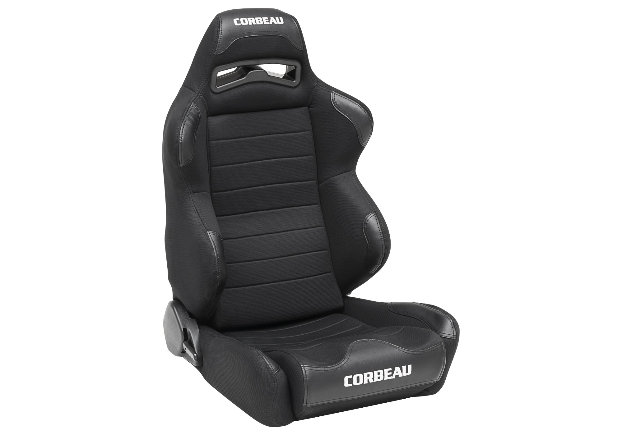 C5 or C6 Corvette Corbeau LG1 Racing Seat, Cloth or Suede Material, PAIR