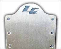 C6 Corvette LG Motorsports Tunnel Plate with Heat Barrier Inralled