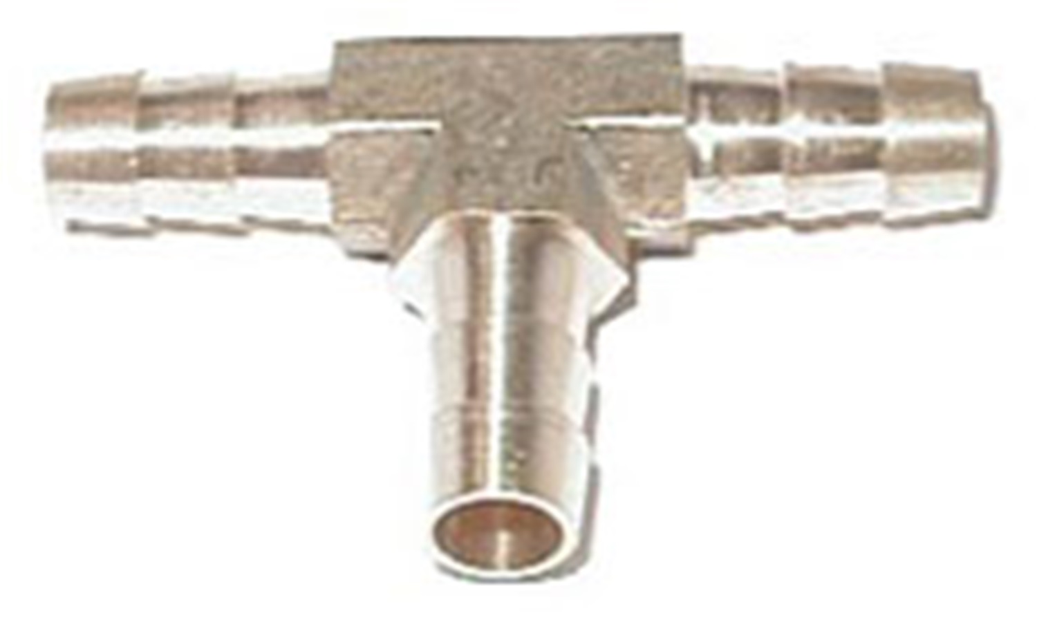 Fuel Hose Fitting, NOS Fittings NOS, 5/16in. BRASS FUEL TEE
