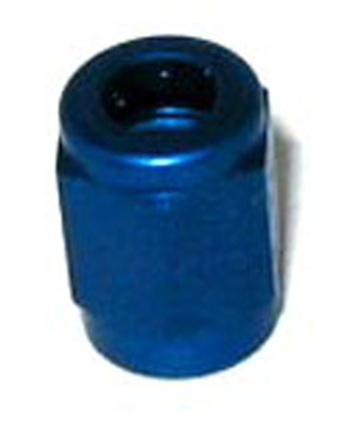 Fuel Hose Fitting, NOS Fittings NOS, 3AN X 3/16in. TUBE NUT BLUE