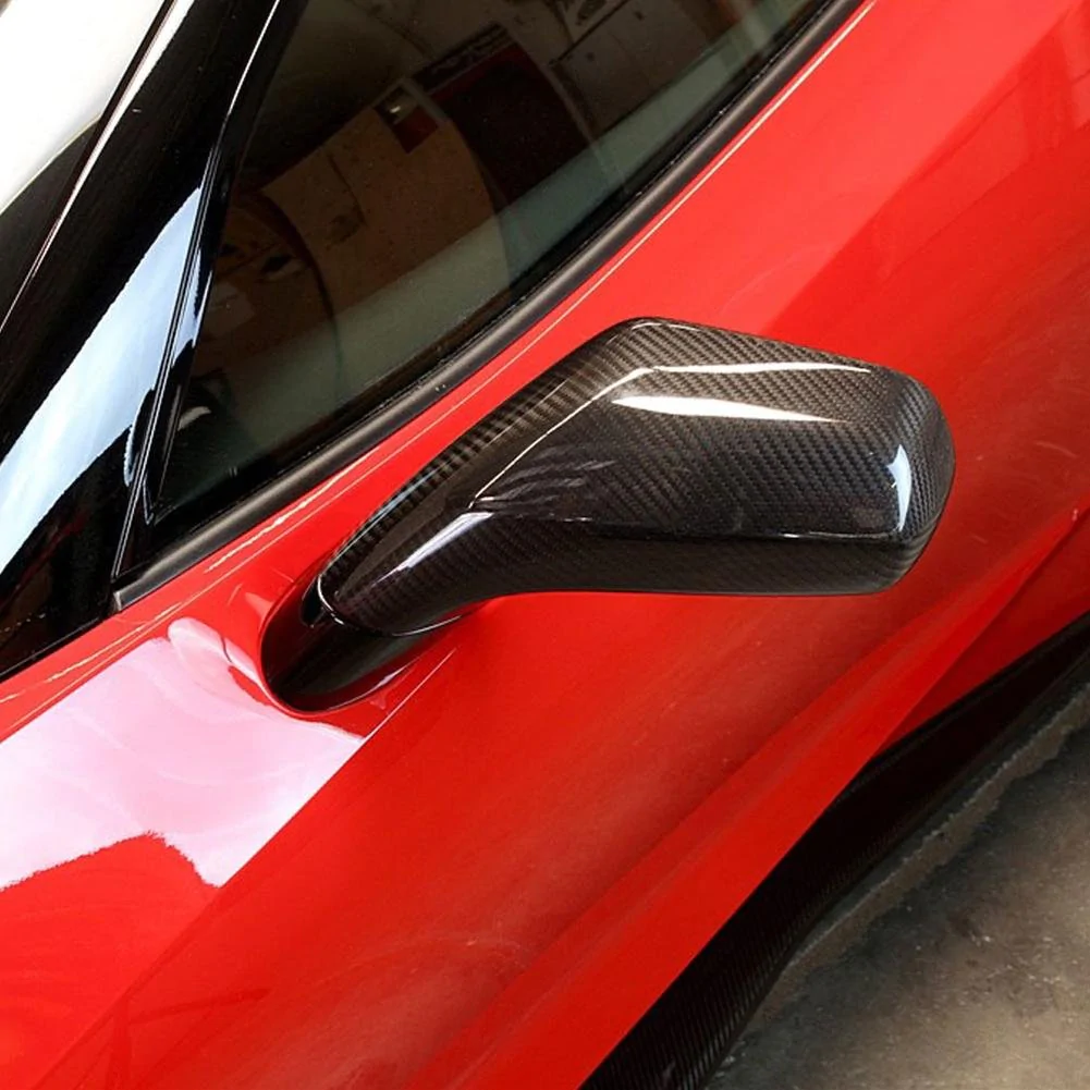Corvette Replacement Side Mirrors, APR Performance, Carbon Fiber, C7 Stingray, Z06