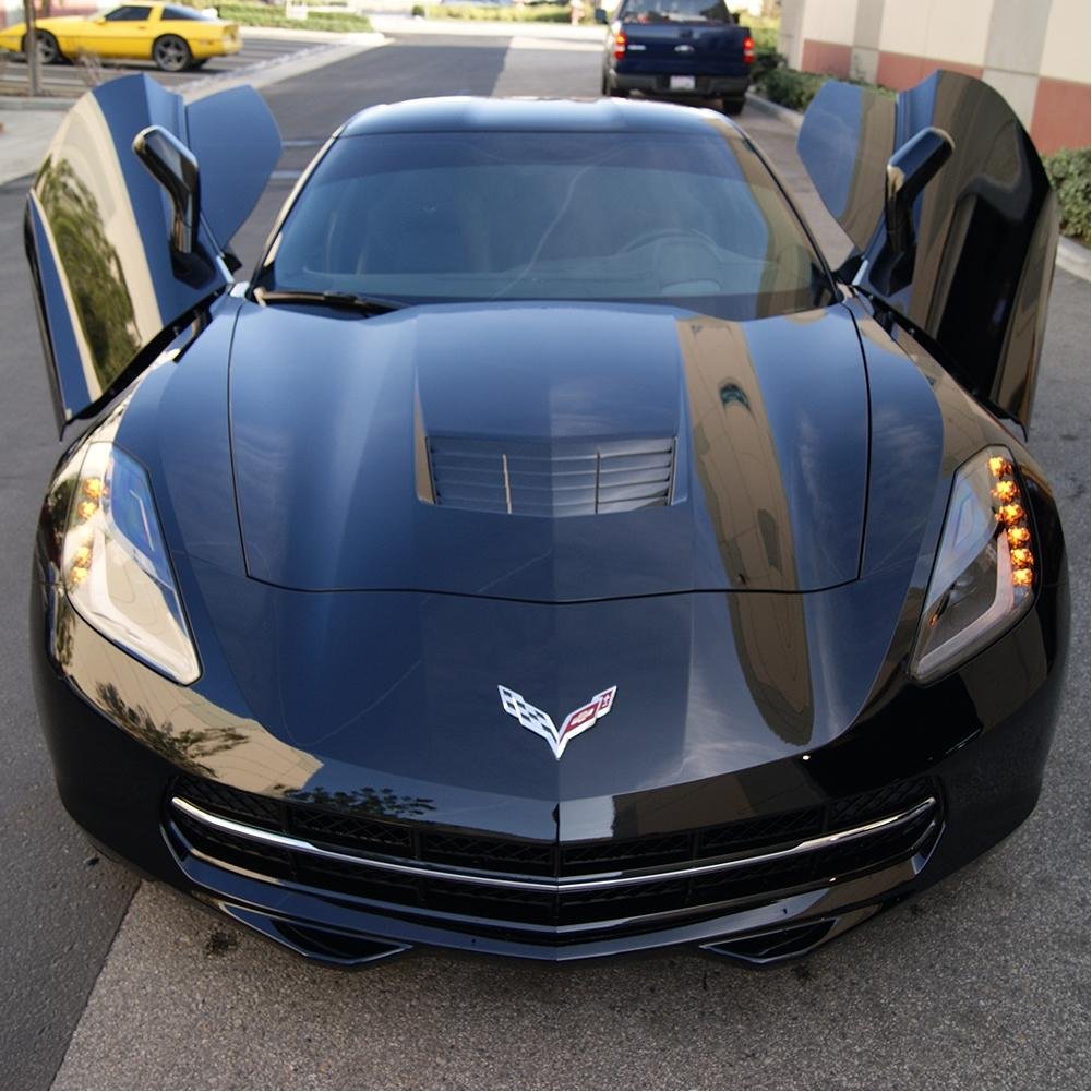 Corvette Lambo Style Vertical Door,  ZLR Hinge Kit, C7 Stingray,  Z51,  Z06,  Grand Sport