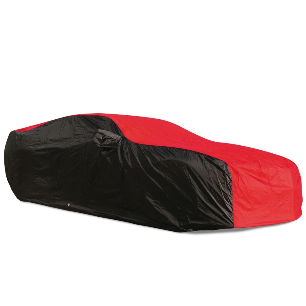 2010-2024 Camaro Ultraguard Car Cover - Indoor-Outdoor Protection : Red-Black