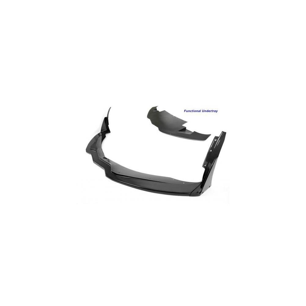 Corvette Track Pack Front Air Dam/Splitter w/Undertray,  Carbon Fiber,  APR Perf