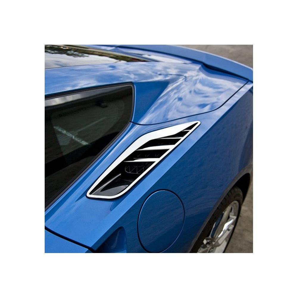 Corvette Rear Quarter Vent Set 10Pc Polished, C7 Stingray, Z51