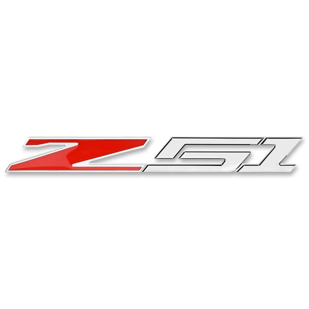 C6, C7 Z51 Corvette Z51 Billet Aluminum Chrome Plated Badge/Emblem