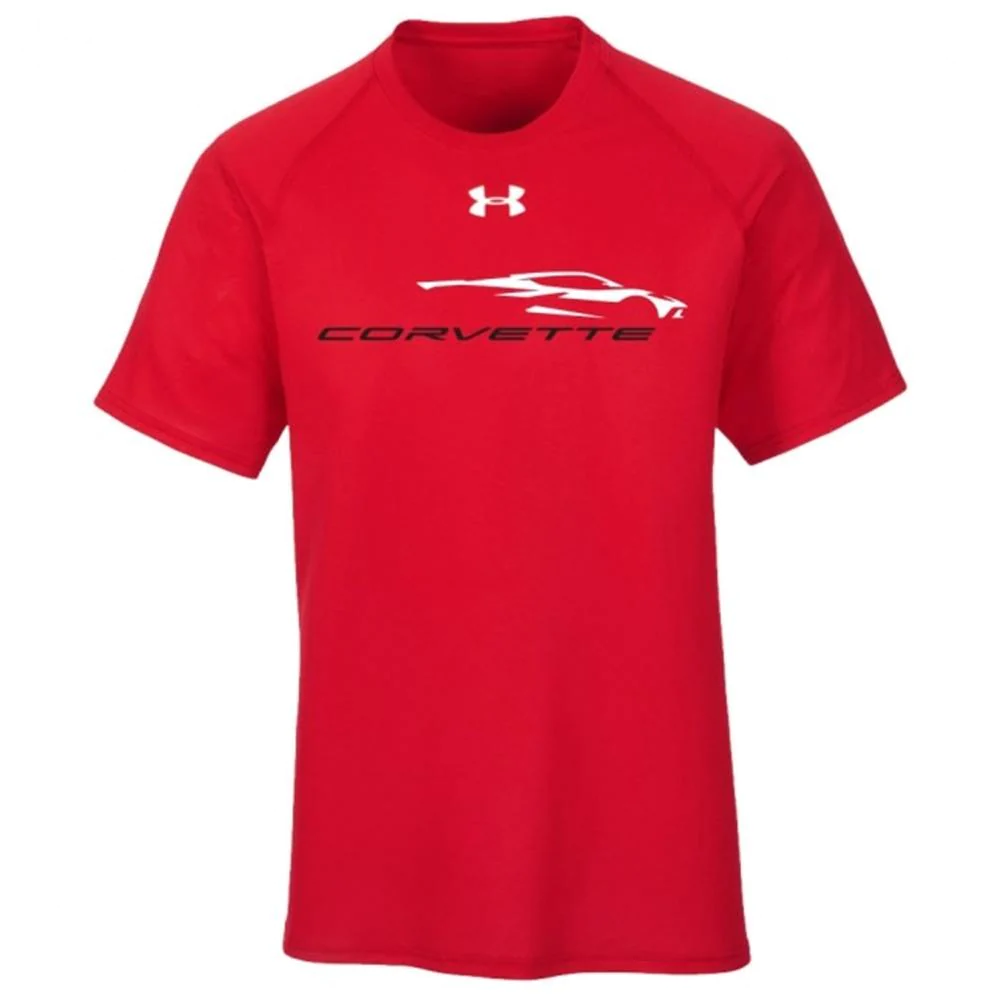 C8 Corvette Under Armour Performance T-Shirt, Red