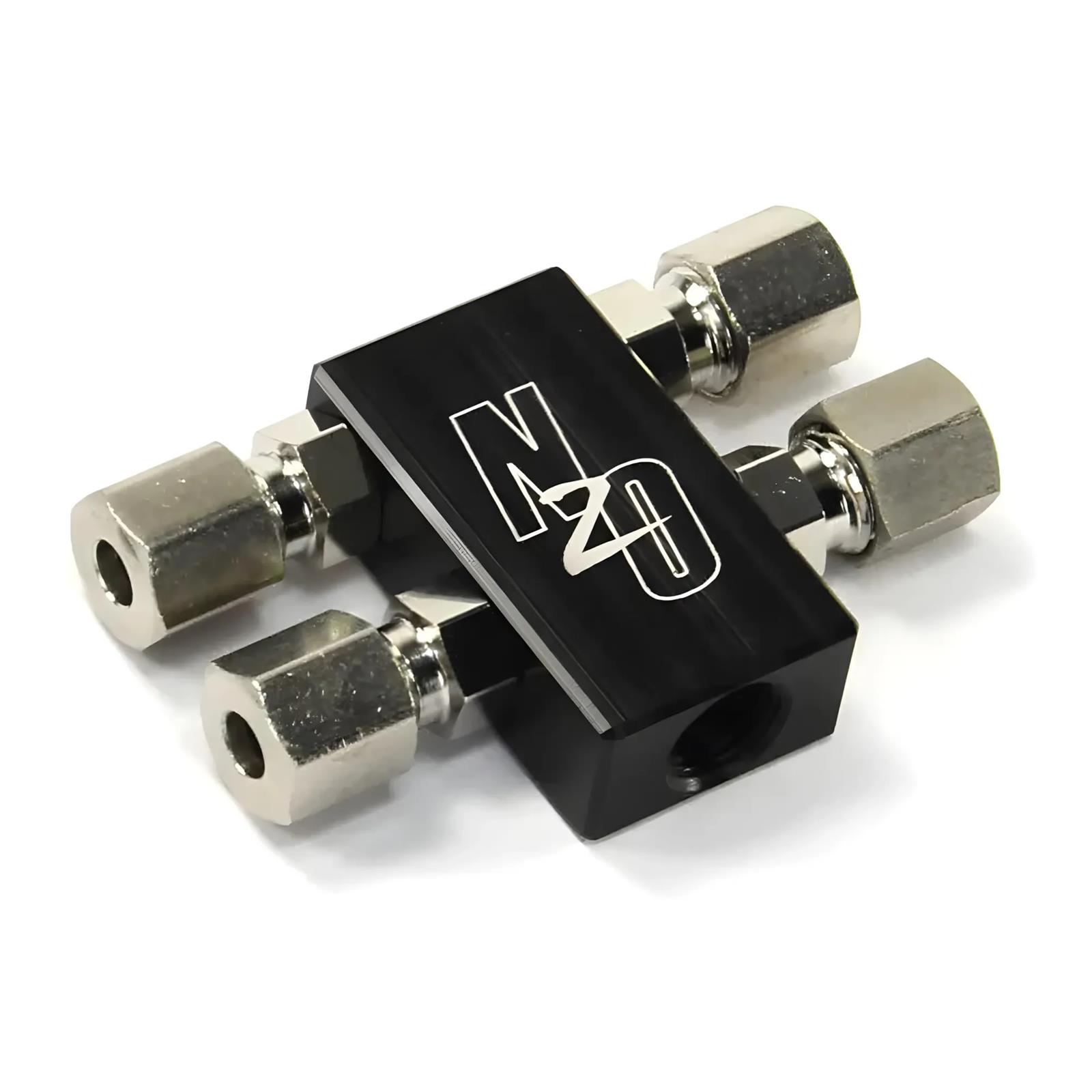 Compact 1 In 4 Out Distribution Block with Compression Fitting 1/8 Inch NPT Inle