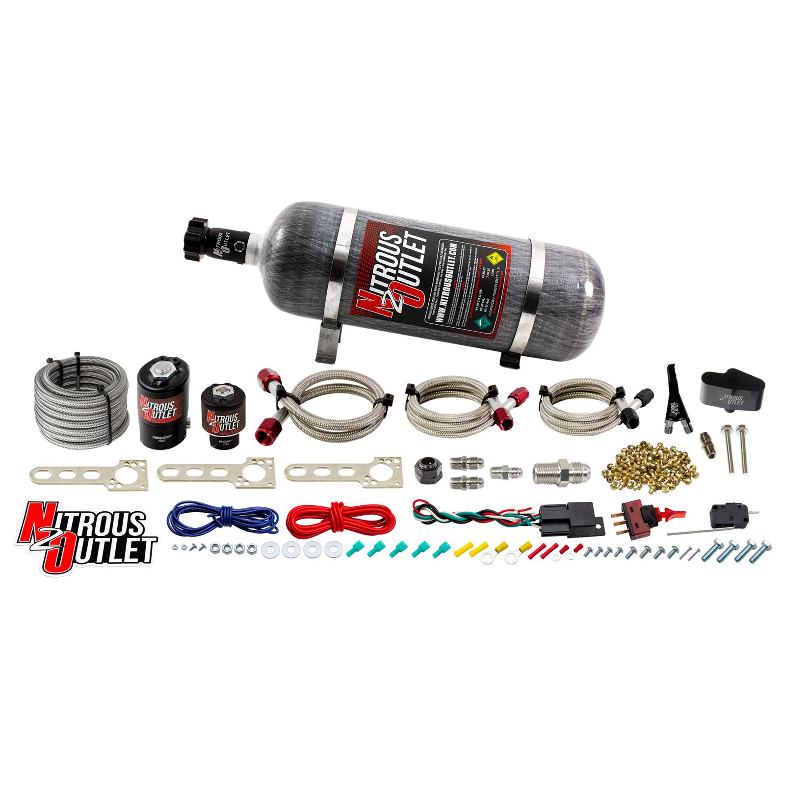 Nitrous Outlet Nissan 2003-2006 350Z Single Nozzle System - Gas/E85 (5-55psi)(35