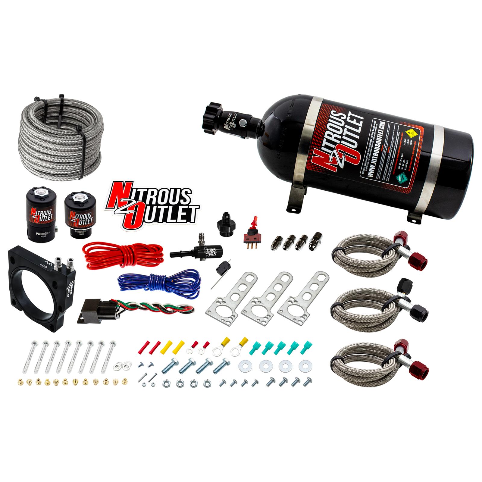 Nitrous Outlet Dodge 80mm 5.7/6.1  Hemi Plate System - Gas/E85 (5-55psi)(50-200H