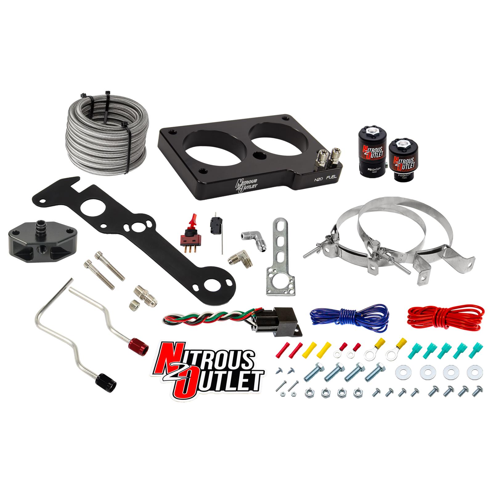 99-01 Cobra 03-04 Mach 1 4.6L 4V Hard-line Plate System Gas/E85 5-55psi 50-200 H
