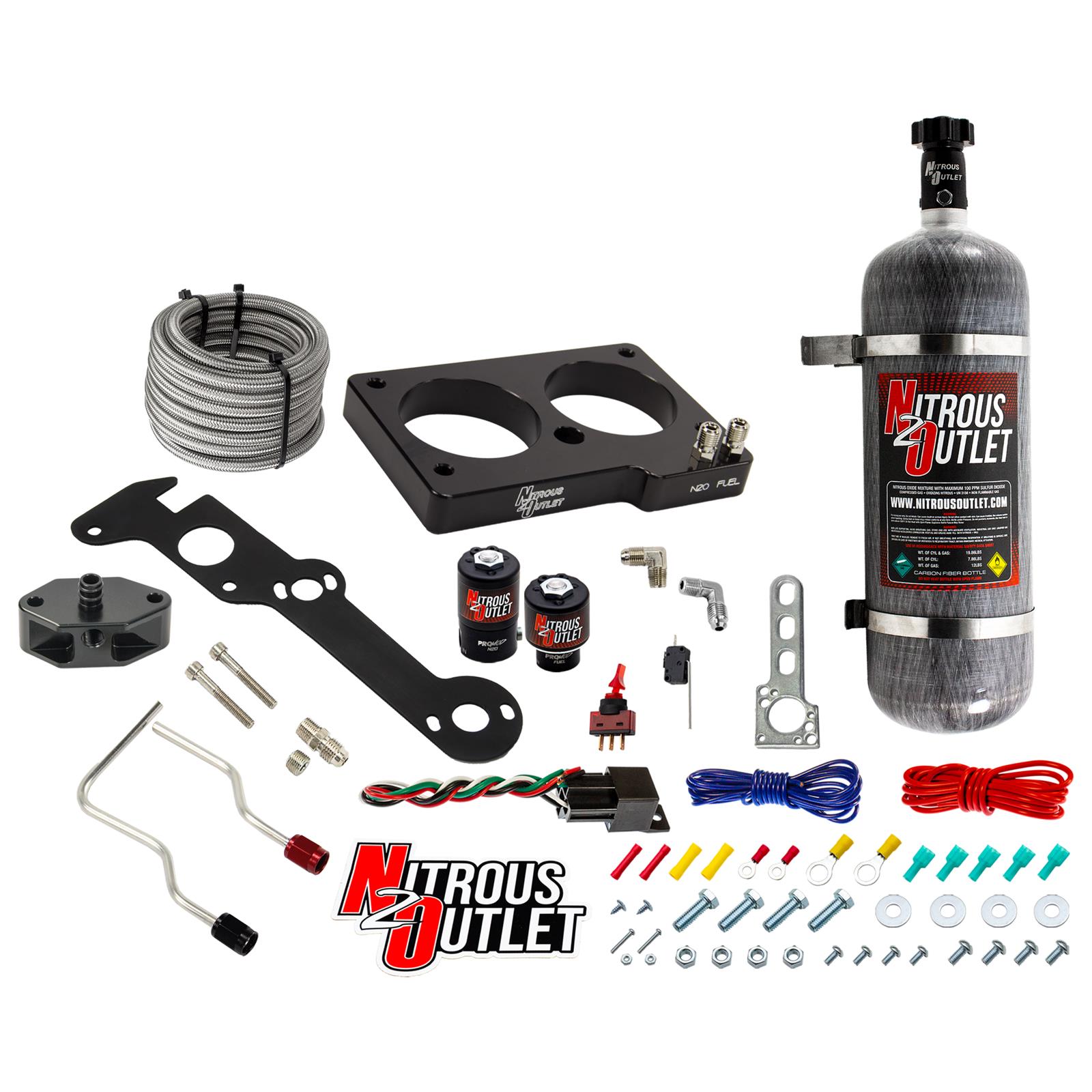99-01 Cobra 03-04 Mach 1 4.6L 4V Hard-line Plate System Gas/E85 5-55psi 50-200 H