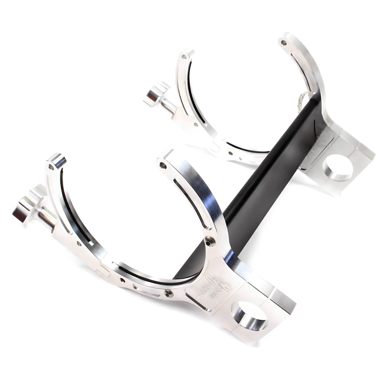 Nitrous Outlet Billet Bar Mount Automatic Heated Bottle Bracket - 1-1/2" Bar/6AN