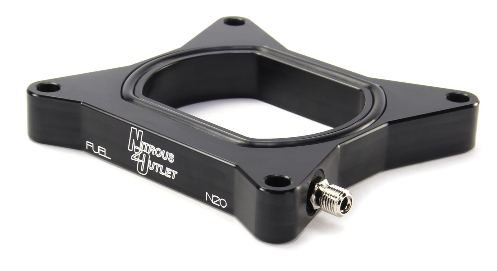 96-04 2 Valve Mustang Plenum Spacer Plate Conversion 50-200 HP Nitrous Outlet