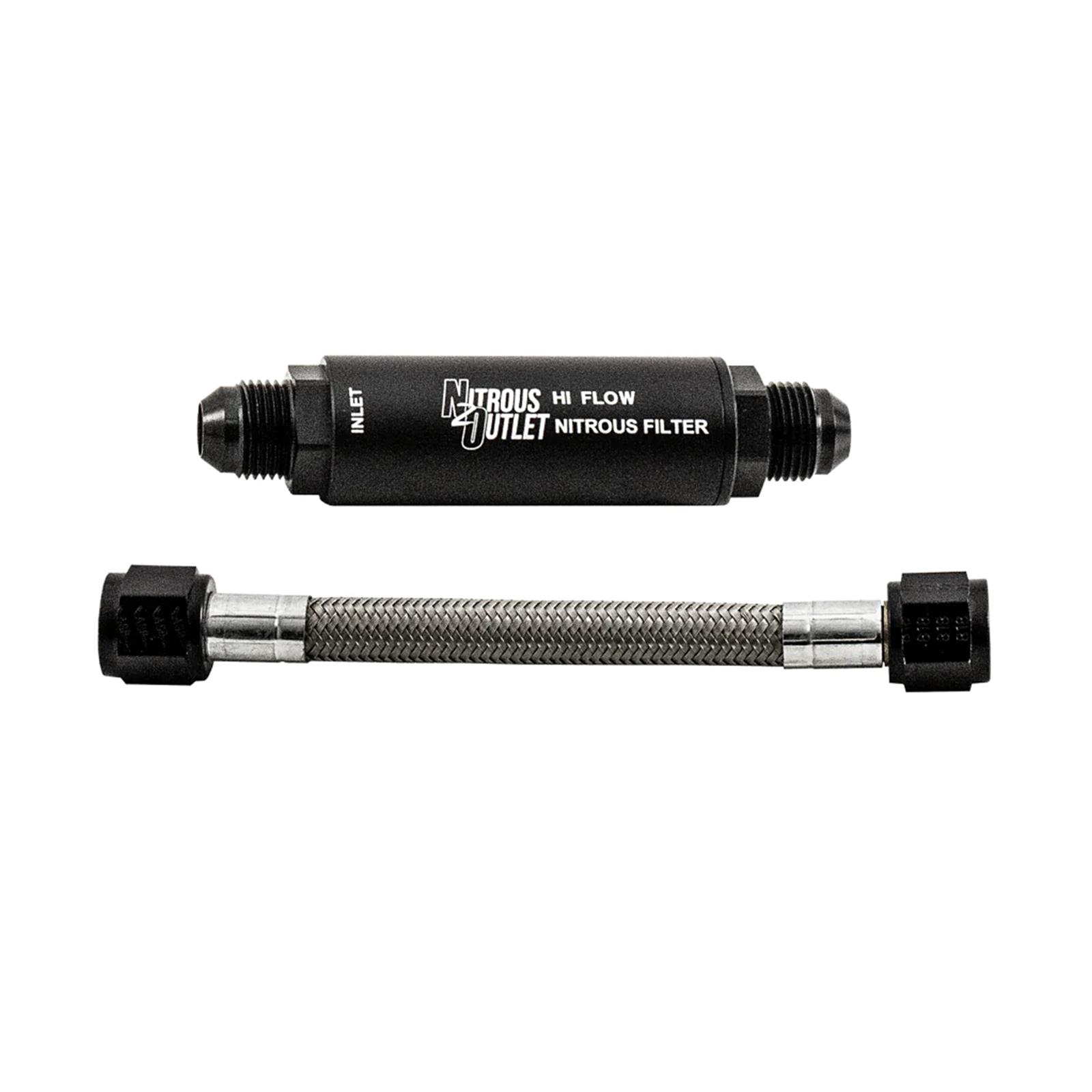 8AN Nitrous Filter Nitrous Outlet
