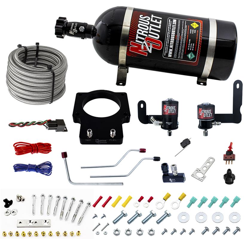 Cadillac 90mm Fast Intake 06-07 LS2 CTS-V Hard-line Plate System Gas/E85 5-55psi