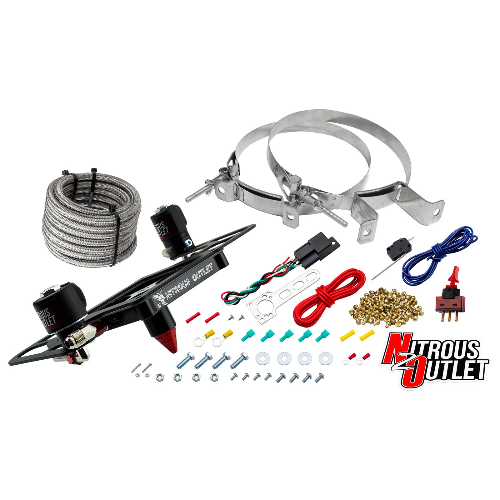4500 Stinger 3 System Hard-line .122 Nitrous Solenoid .177 Fuel Solenoid Boomera