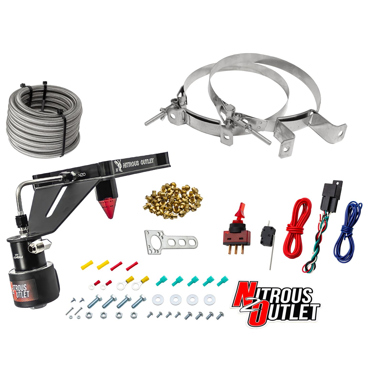 4150 Stinger 3 Dry Race System Hard-line .178 Trashcan Solenoid Nitrous Solenoid