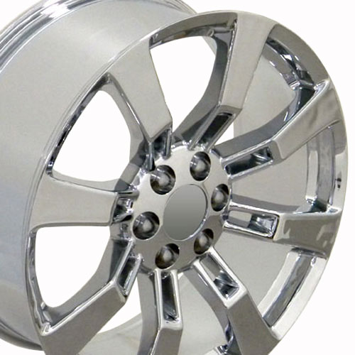 20" Replica Wheel fits Cadillac Escalade,  CA82 Chrome 20x8.5