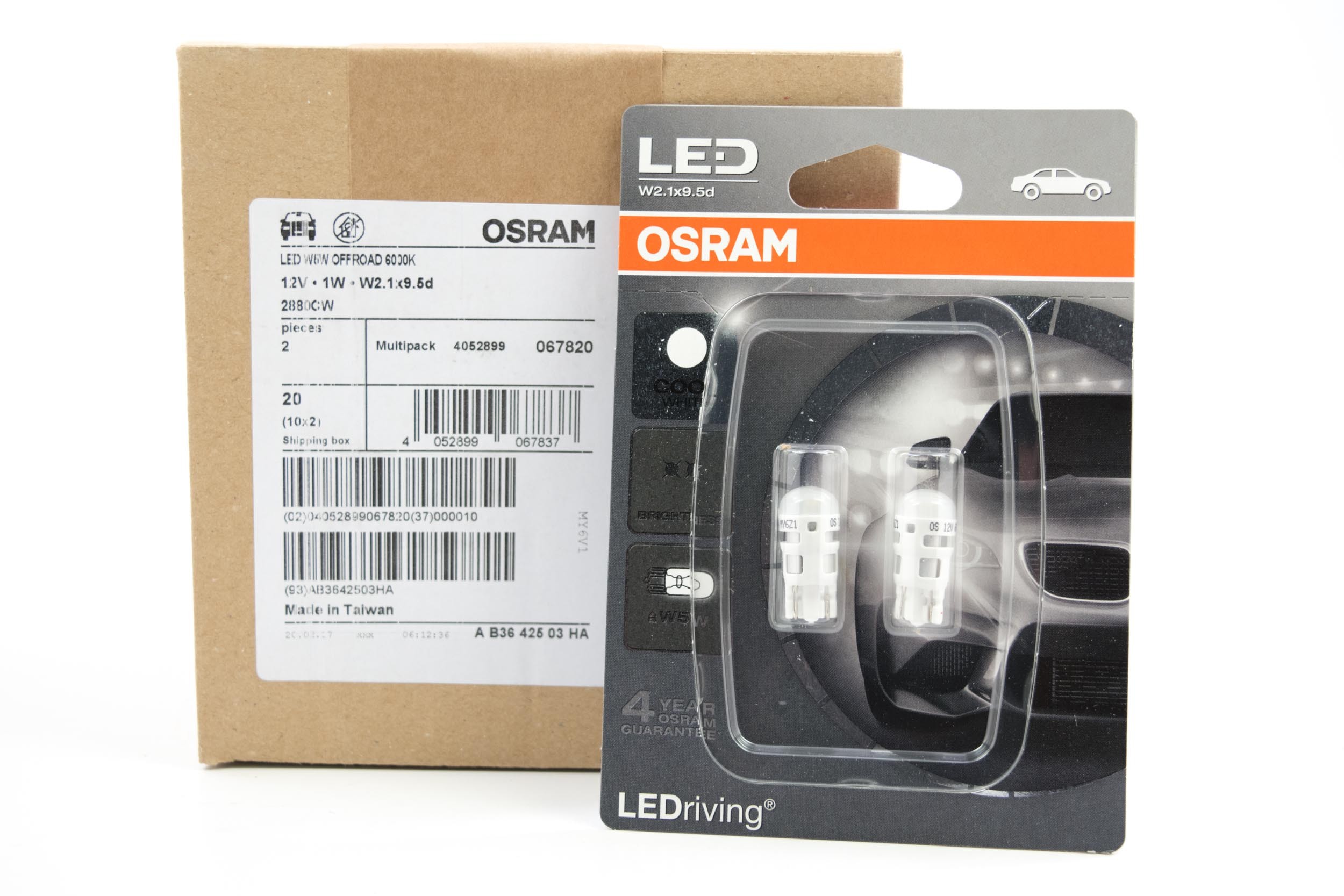 C5 / C6 Corvette, 1997-2013 All models, OSRAM 194 LED bulbs for Side Markers, Interior, Cool White