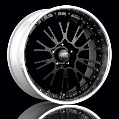 OZ Wheels Botticelli III Corvette C6 19x8.5 / 20x10.5 Black Finish