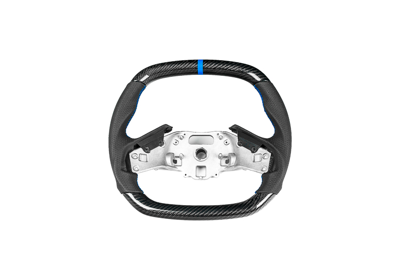 Paragon Performance C8 Z06 Style Corvette Carbon Fiber Steering Wheel, Blue