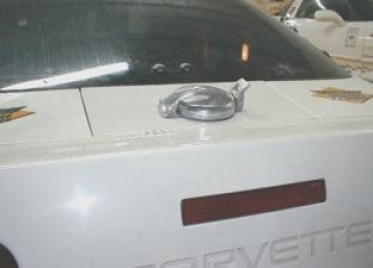 C4 Corvette Fiberglass and Aluminum Gas Cap 1984-1996 Custom Gas Cap, Viper Style Cap