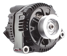 C5 Corvette BLACK Powder Coated Alternator 1997-00 all, 2001-03 w/manual  110 Amp