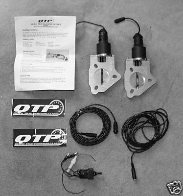 QTP Quick Time Electric Cutout Package Double 2.5" - DUAL Exhaust, Pacakge CPT0