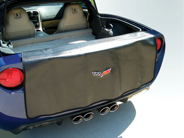 C6 Corvette Rear Bumper Apron with Embroidered C6 Logo Emblem