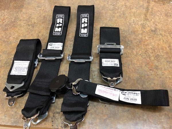 RPM Rollbar 5 Point Camlock Twist Seatbelt, Harness Belt for Racing