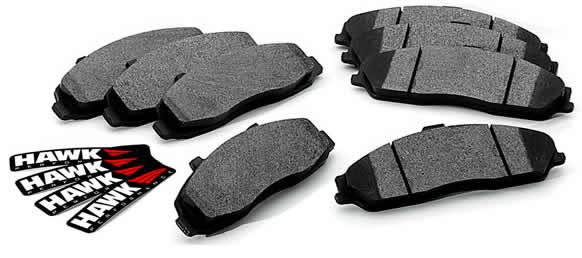 Hawk HPS Performance Brake Pads, C7 Corvette Z06, C6 ZR1, C6 Carbon, Front Pad Set