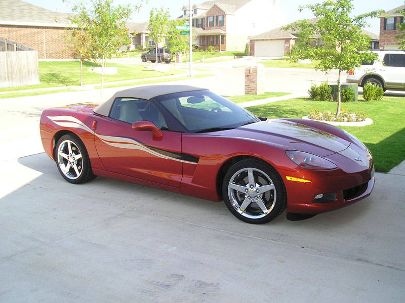 C6, Grand Sport, Z06 Corvette Side Stripes