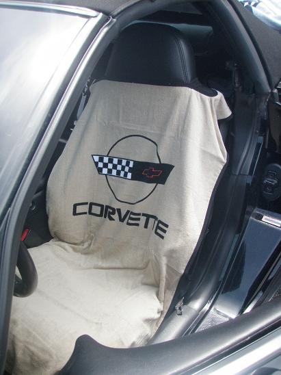 Seat Armour, Corvette C4 Tan Seat Armour Seat Cover, Each, All-Years Corvette C4
