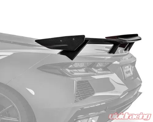Vicrez High Wing Carbon Fiber Rear Spoiler Chevrolet C8 Corvette Stingray 2020-2024
