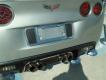2005-2013 C6 Corvette, License Frame Laser Mesh, Stainless Steel