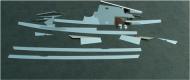 2005-2008 C6 Corvette, Inner Fender Liner Polished Component 8pc, Stainless Steel