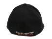 C6 Corvette Hat, Prep Series, with C6 Embroidered Emblem on Front Side, Black