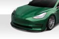 Universal Duraflex Adjustable Front Splitter - 3 Piece
