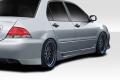 2004-2007 Mitsubishi Lancer Duraflex Trackstar Body Kit - 4 Piece - Includes Tra