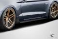 2015-2023 Ford Mustang Carbon Creations Grid V2 Side Skirts Rocker Panels - 2 Pi
