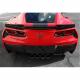 APR C7 Corvette Stingray Rear Deck Spoiler with Adjustable Wicker Bill - Carbon Fiber