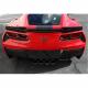 APR C7 Corvette Stingray Rear Deck Spoiler with Adjustable Wicker Bill - Carbon Fiber