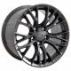 C7 Corvette Stingray Z06 Style Reproduction Wheels in Gunmetal Finish, Package Base C6 Corvette