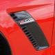 C7 Corvette Z06 WCC Front Carbon Fiber Fender Vents, without Z06 Emblems, Pair