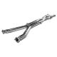 C5 Corvette, Kooks 1997-2004 X-Pipe Assembly OEM Catted with Catalytic Converters
