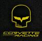 C6 Corvette Jake Design C6 Early Design 2005-2007 Front Floor Mat Set (Post Anchor)