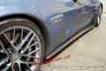 Corvette C6 Carbon Fiber Side Skirts with Front Splash Guard for Rear Quarters pPnels by CSC, Pair