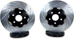 20-25+ C8 Corvette Z51 2-Piece Drilled & Slotted Rear Rotors Includes 2, Baer Br
